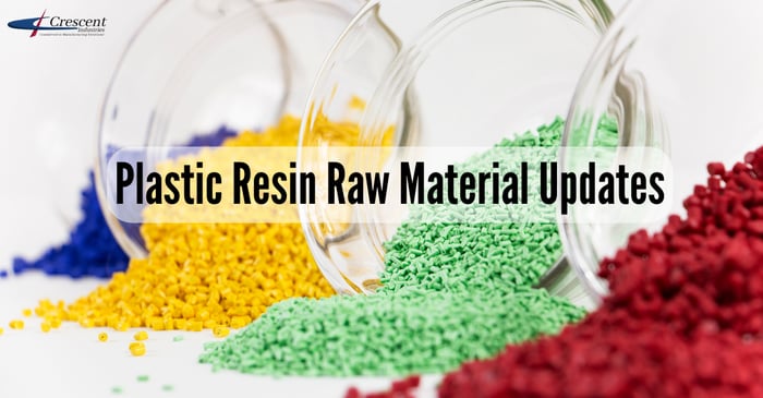 plastic resin raw material supply update