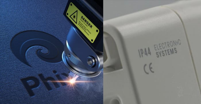 laser marking for plastic injection molded parts