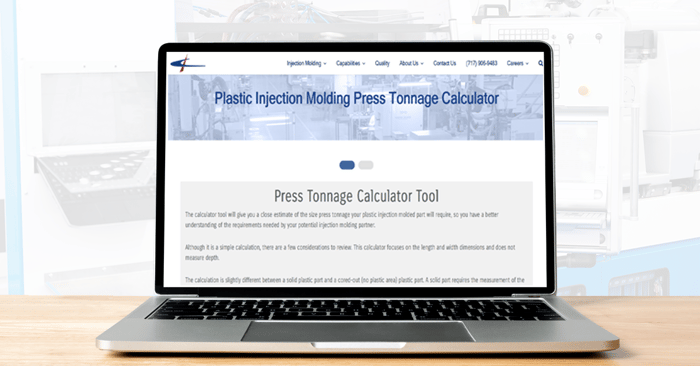 press tonnage calculator for injection molding